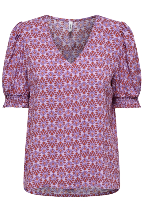 Only onlnova life vis s/s blair top aop